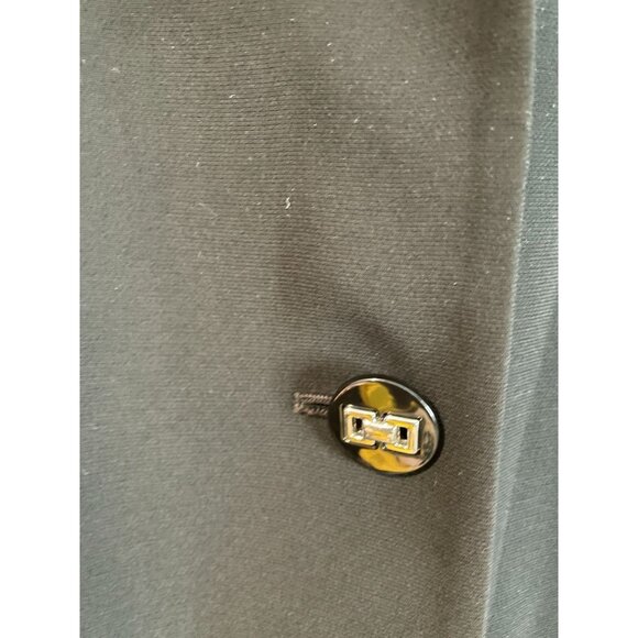 Jones Studio Womens Black Blazer Jacket 22W Button-Front Polyester Fully Lined - Picture 5 of 14